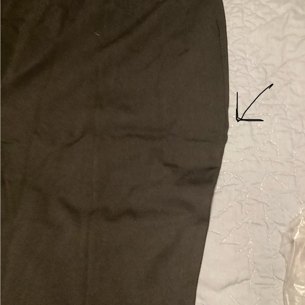 Catherines Black Ponte Knit Ankle Pants - Picture 4 of 6